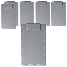 珠友文化 升級版磁性帳單夾 A6, 灰色, 6個