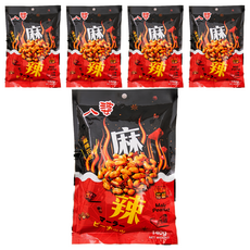 八婆 麻辣花生 140g, 獨立包裝, 香辣口味, 佐茶伴酒, 5包