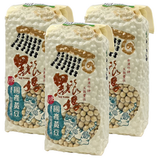 新港鄉農會 黑娘媽 台灣產非基因改造黃豆 (600g/包), 3包