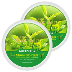 DEOPROCE 迪普詩 綠茶深層潔淨卸妝霜, 300g, 清潔及保護肌膚, 2罐