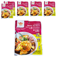 TEAN'S GOURMET 田師傅 蒸魚即煮醬料 娘惹風味 馬來西亞傳統風味, 200g, 6包