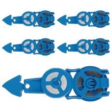 KOKUYO Campus 象牙白修正替換內帶B罫 6m, 藍色, 5個