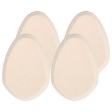 KAI 貝印 bi-hada 蛋型粉底液粉撲, 4個, KQ-3055