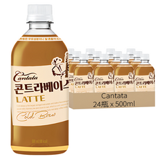 Cantata Contrabbasso 冷萃拿鐵咖啡, 500ml, 24瓶