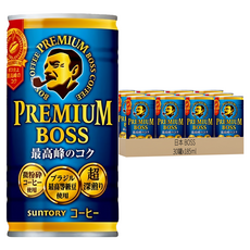 日本 BOSS 最高峰咖啡飲料-深焙, 185ml, 30罐