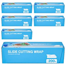 Ez'N 滑動裁切保鮮膜, 200m, 6個