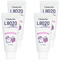 ChuChu 含氟牙膏 L8020乳酸菌 50ml 葡萄口味, 4條