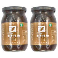 山海經脈 苦茶油剝皮辣椒, 450g, 2罐