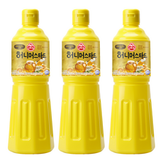 OTTOGI 不倒翁 蜂蜜芥末醬, 1.05kg, 3瓶