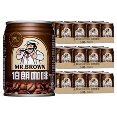 金車 MR.BROWN 伯朗咖啡 Set 24罐, 香醇風味, 急速冷卻工法, 240ml, 72罐