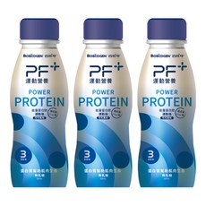 PF 運動營養 能量蛋白飲 可可風味 310ml 運動後蛋白質補充 健身營養飲品, 3瓶