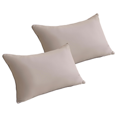 NATURALLY JOJO 石墨烯絲柔棉枕, 灰色, 2個