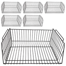 巧夫人 斜口置物籃(XL) - 46x33x22公分, 黑色, 6個