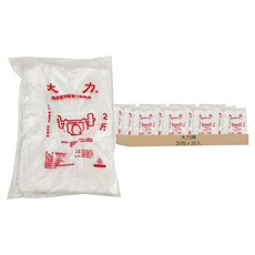 大力牌 HD耐熱袋 PE HD聚乙烯材質 耐熱溫度-10°C~100°C, 38 x 28cm, 10入, 20包