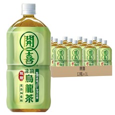 開喜烏龍茶 無糖, 1L, 12瓶