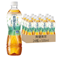 爽健美茶 寶特瓶 無糖 535mL, 24瓶