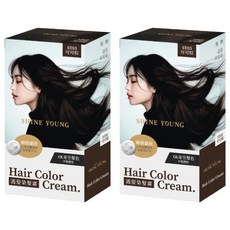 SHINE YOUNG 炫艷 護髮染髮霜 SY03, 2個, 可可棕