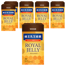 WEDAR 葳達 蜂王乳芝麻素 30顆, 6盒