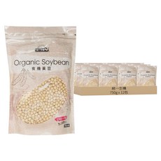 統一生機 有機黃豆, 750g, 12包