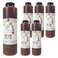 TAIWAN SWEET FARM 台灣好田 綜是享喝100%櫻桃綜合果汁, 880ml, 6瓶