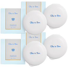 奇哥 嬰幼珍珠酵素爽身粉餅-寶寶舒緩乾爽、植物萃取、安全無添加, 30g, 4個