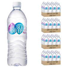 金車 PURE DRIP 雪淨 鹼性離子水, 750ml, 80瓶