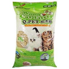 Q PET 松木砂 034170, 25L, 1包, 松木香氣