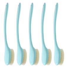 小麥購物 L939 長柄軟毛搓背刷, 5支, 1入, 藍色