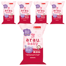 SARAYA arau. 愛樂寶 無添加衣物去漬皂 (99%純皂配方), 植物來源, 安心無添加, 110g, 5個