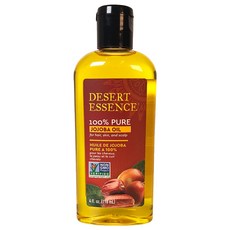 DESERT ESSENCE 100%純荷荷芭油, 118ml, 頭髮/皮膚/頭皮適用, 1瓶