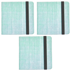 POTENTATE 遵爵 全棉手帳本 細紋 021562-A 120 x 120mm, 清新綠, 3本