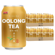 RICO 紅牌 高山烏龍茶, 340ml, 48罐