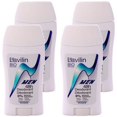 LaVILIn 蘭味蓮 48小時持久腋下體香棒 男性專用, 4個, 60ml