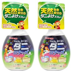 KINCHO 金鳥 布製品驅蹣噴霧 草本香, 噴霧設計 簡單一噴即可除蟎, 350ml, 2瓶