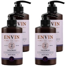 ENVIN 蛋白質香氛護髮乳 Treatment 白麝香, 500ml, 4瓶