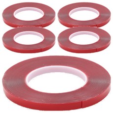 美甲多功能雙面膠帶 10m, 5個, 透明