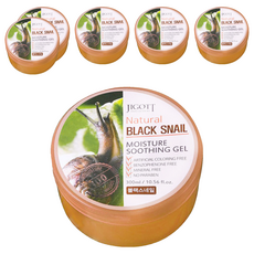 JIGOTT 舒緩保濕凝膠系列 300ml 黑蝸牛萃取 無添加, 6個