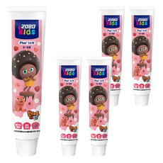 2080 KIDS 天才麵包理髮師兒童牙膏 80g 韓國產, 5條