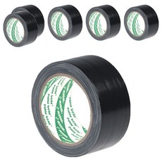 北極熊布膠帶48mm*15y黑, 黑, 6入