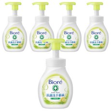 Biore 蜜妮 台灣公司貨 抗菌洗手慕絲 沁檸橙香, 280ml, 5瓶