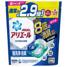 ARIEL 台灣公司貨 4D 洗衣膠囊 抗菌去漬型, 32顆, 1袋