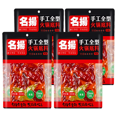 名揚 手工全型 重慶四川火鍋底料 特辣 道地重慶風味 麻辣鮮香, 4包, 500g