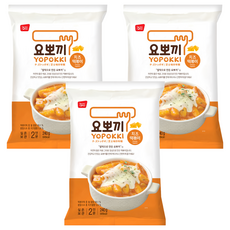 YOPOKKI 芝士味辣炒年糕 袋裝 微波加熱即食, 240g, 3包