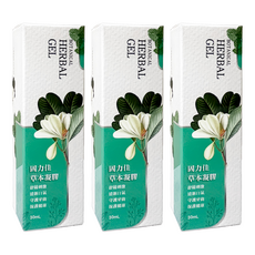 GREEN GOLD 台灣綠金 固力佳草本凝膠 30ml 草本配方 舒緩口腔不適 清新口氣, 3條