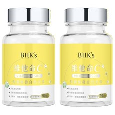 BHK's 維他命C 500錠, 90顆, 2瓶