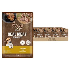hug 哈格 Plus 無穀主食狗餐包 100g, 羊肉, 24包