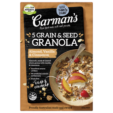 Carman's 香草肉桂穀片 5種穀物和種子 低糖酥脆, 450g, 1盒