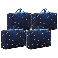 星航道 多尺寸棉被收納神器, 超大號70#棉被收納袋, 4個