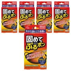 KOKUBO 廢油凝固劑3入 5盒 廚房清潔好幫手 輕鬆處理廢油, 60g