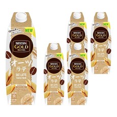 NESCAFE 雀巢咖啡 金牌 混和燕麥拿鐵, 1L, 5瓶